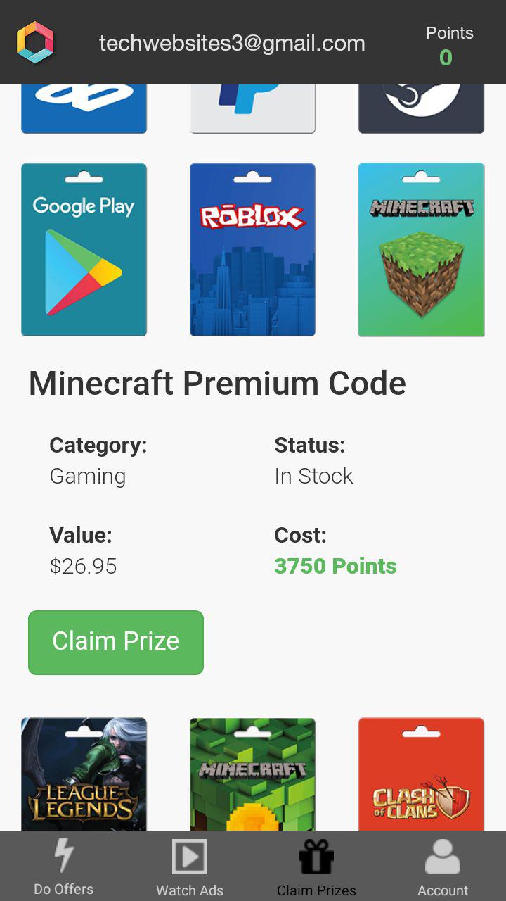 Free Premium Minecraft Account 2018